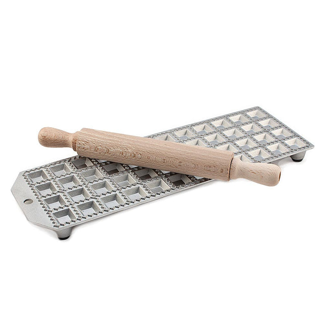 Micro Ravioli Tray L28 x W10cm- each raviolo measures 1.6 x 1.6cm, makes 48 pieces