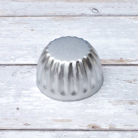 Mini Aluminium Round Festooned Pudding / Jelly Mould 7cm