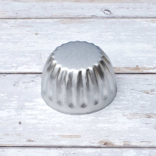 Mini Aluminium Round Festooned Pudding / Jelly Mould 7cm