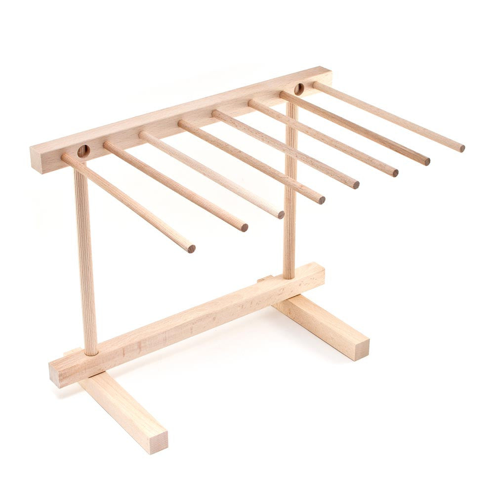 Fold Flat Wooden Pasta Drying Rack