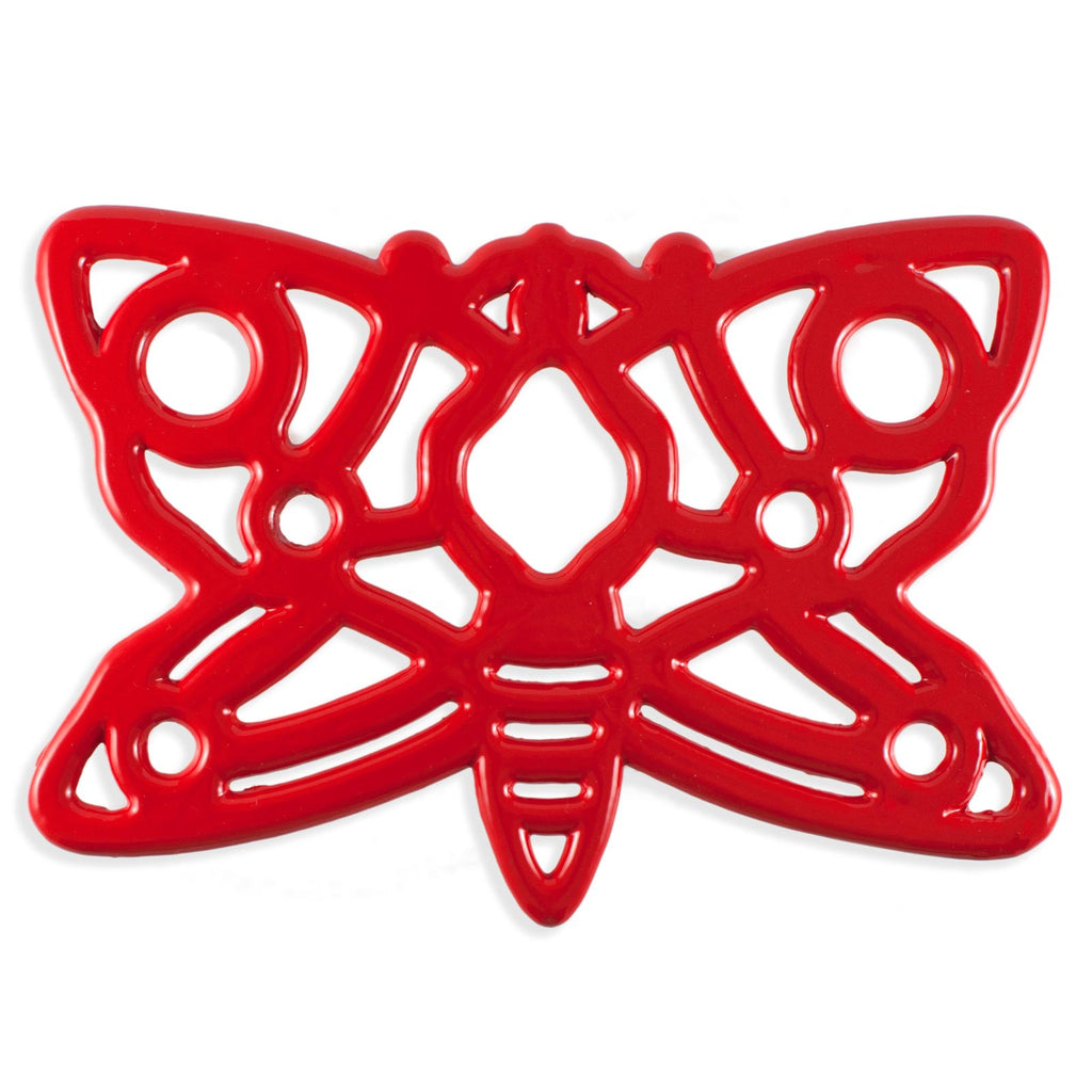 Red Butterfly Trivet