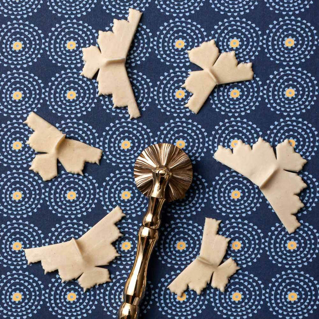 No.100 Sardinian Pasta & Pastry Brass Wheel Cutter