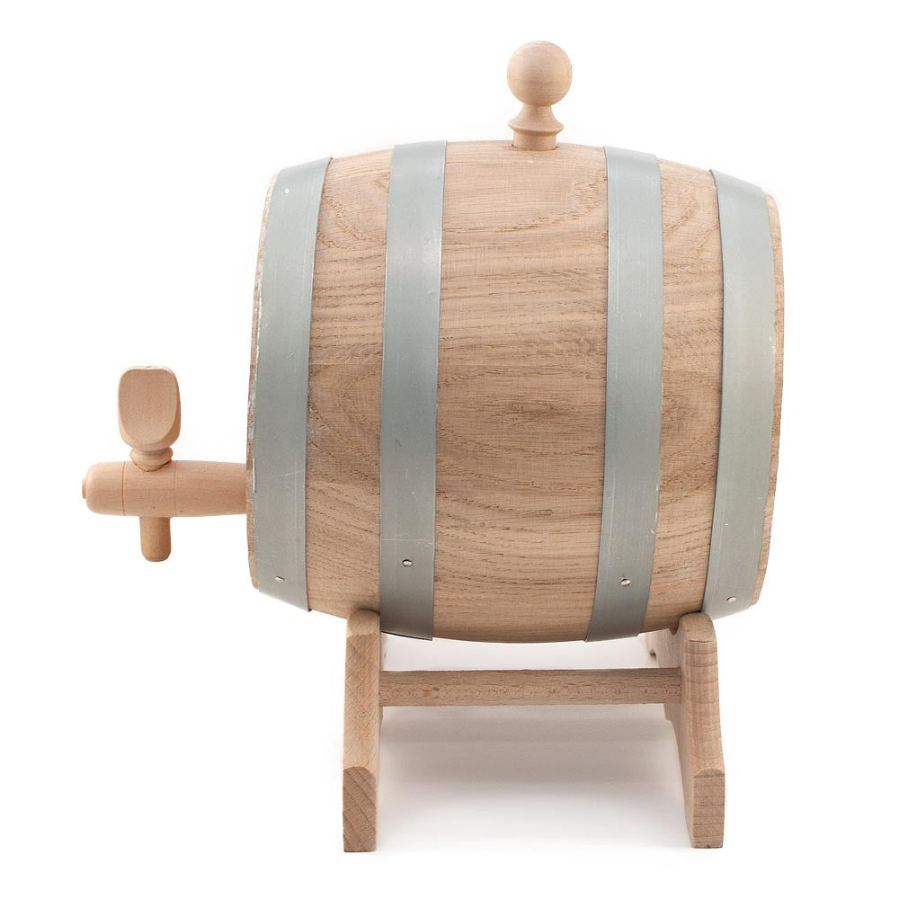 Oak Barrel for Maturing Wine With Stand