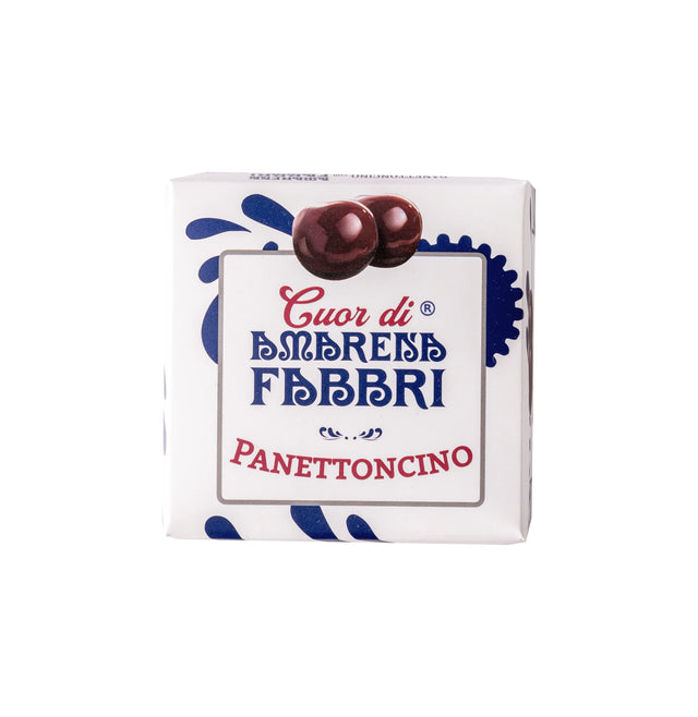 Fabbri Cuor di Amarena / Black Cherry Mini Panettone / Panettoncino Box 100g