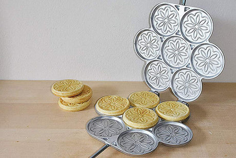 Aluminium Tigelliera / Crescentine Iron for Tigelle