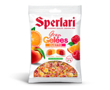 Sperlari Gran Gelées Duetto Peach & Orange and Raspberry & Orange Pectin Fruit Jellies 150g