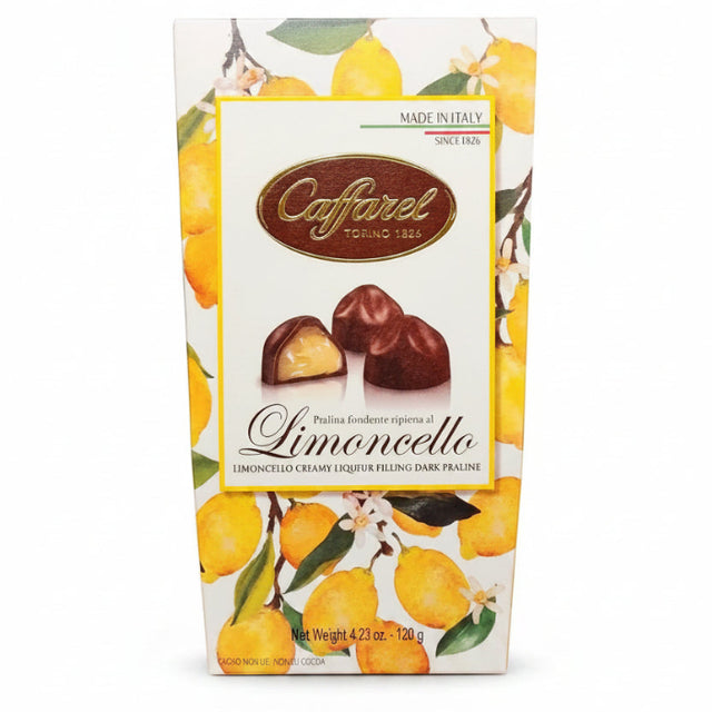 Caffarel Limoncello Liqueur Filled Dark Chocolates 120g