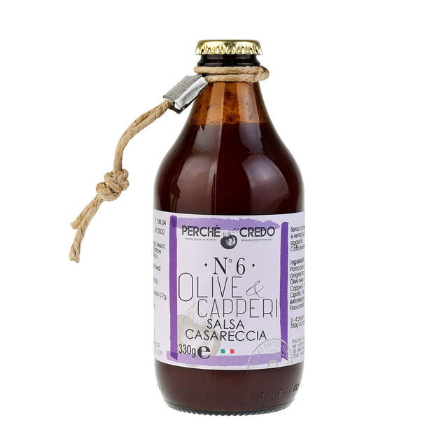 Perche ci Credo Olive & Capers No.6 Farmhouse Pasta Sauce 330g