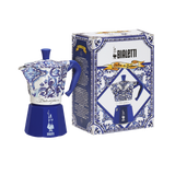 Bialetti Dolce & Gabbana Moka Express Blu Mediterranean Stovetop Coffee Maker