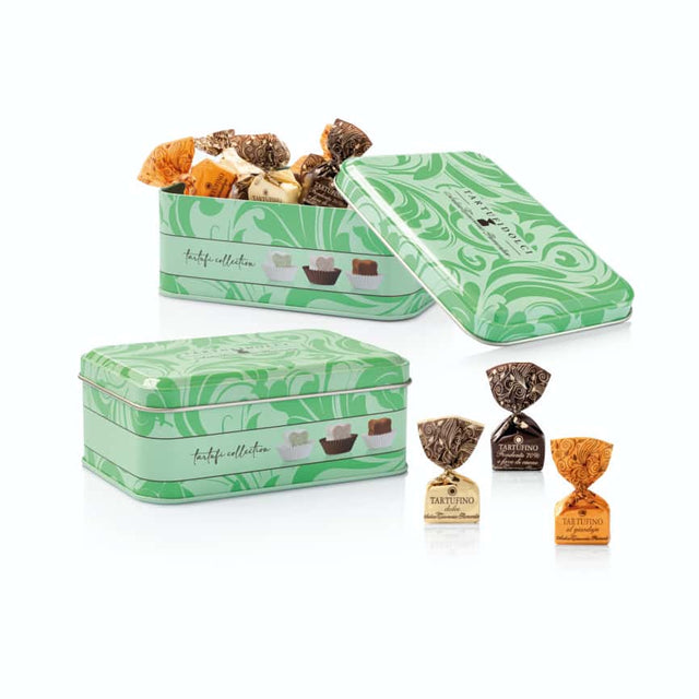 Antica Torroneria Piemontese Dark Chocolate and Hazelnut Tartufini Collection 140g