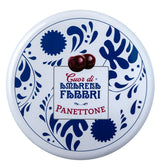 Cuor di Amarena Fabbri Panettone with Candied Black Cherries in Tin 500g