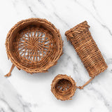 Natural Rush Ricotta Cheese Basket 'Fuscella'