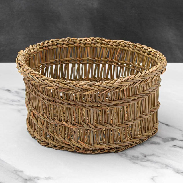Natural 'Canestri' Rush Cheese Basket for Canestrato