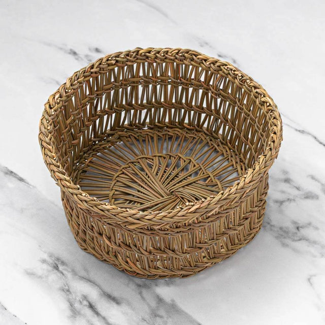 Natural 'Canestri' Rush Cheese Basket for Canestrato