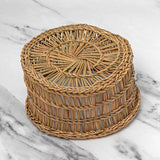 Natural 'Canestri' Rush Cheese Basket for Canestrato