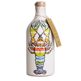 Frantoio Muraglia Lobster Pop Art Ceramic Bottle Intense Fruity Coratina Extra Virgin Olive Oil 500ml