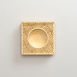 Wooden Single Large Ravioli 'Circles' Pasta Mould