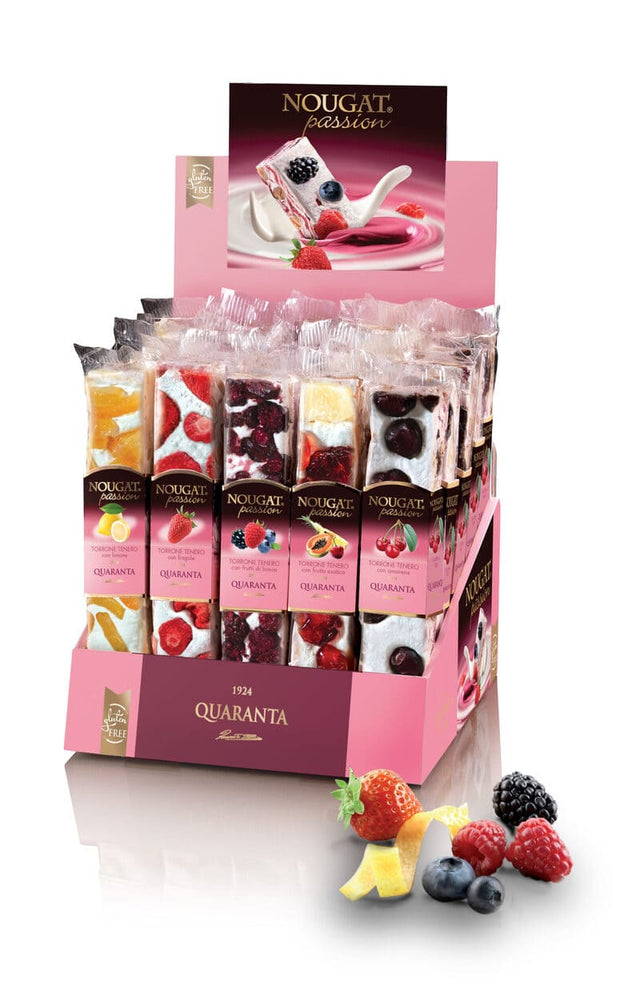 Quaranta Torrone Soft Nougat Bars Assortment 100g