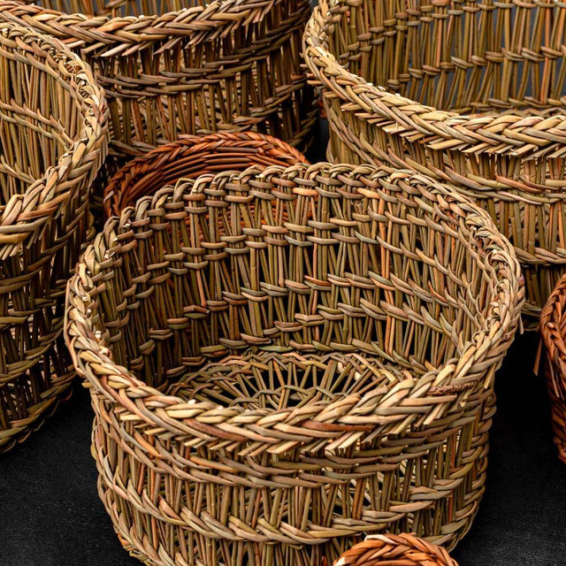 Natural 'Canestri' Rush Cheese Basket for Canestrato