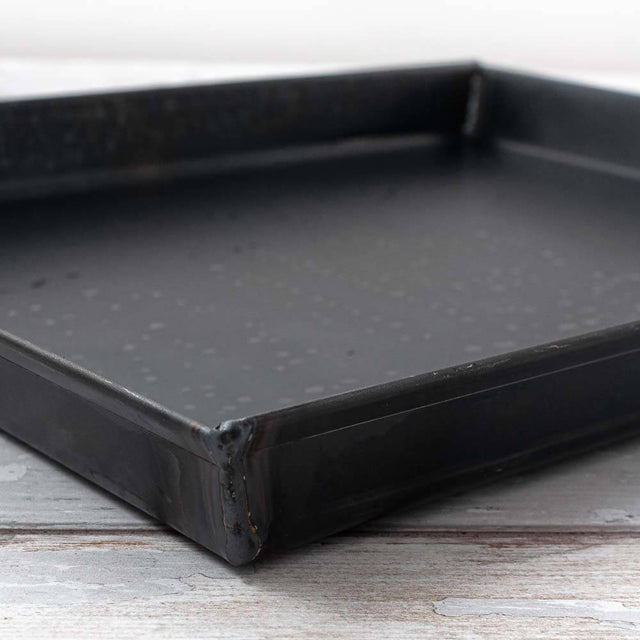 Blue Iron Rectangular Baking Tin / Tray / Pizza Pan