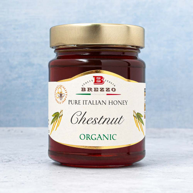 Brezzo Chestnut Pure Italian Honey Organic 350g