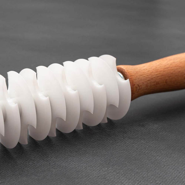 Crostata Tart Lattice Pastry Cutter Rolling Pin with Plastic Blades