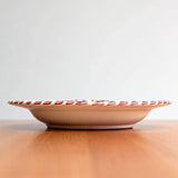 Orvieto Red 'Galletto' Rooster Deruta Maiolica Deep Pasta / Soup Plate 24cm