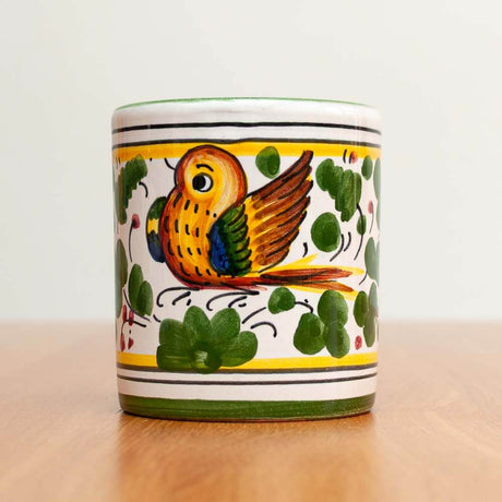 Green Arabesco Deruta Maiolica Mug