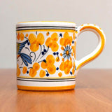 Yellow Arabesco Deruta Maiolica Mug
