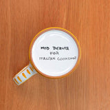 Yellow Arabesco Deruta Maiolica Mug