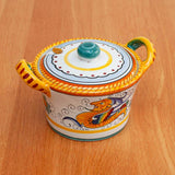 Raffaellesco Deruta Maiolica Parmesan Cheese Bowl