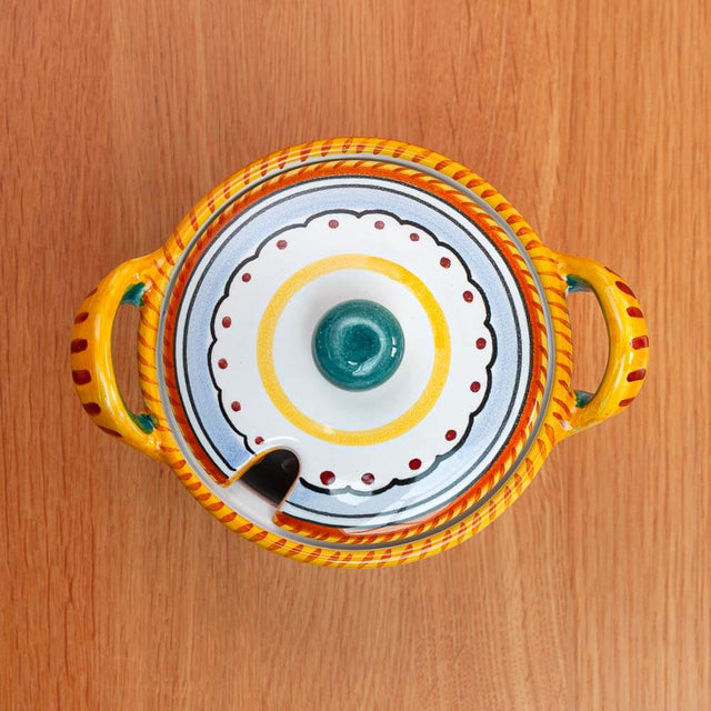 Raffaellesco Deruta Maiolica Parmesan Cheese Bowl