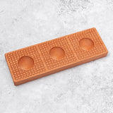 Triple ravioli wooden mould made in Italy