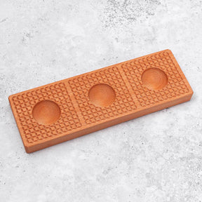 Triple ravioli wooden mould made in Italy