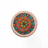 Murano Glass Millefiori Bottle Stopper / T shaped Cork 19mm
