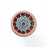 Murano Glass Millefiori Bottle Stopper / T shaped Cork 19mm