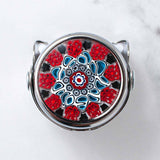 Murano Glass Millefiori WAF Champagne Stopper with Single lever