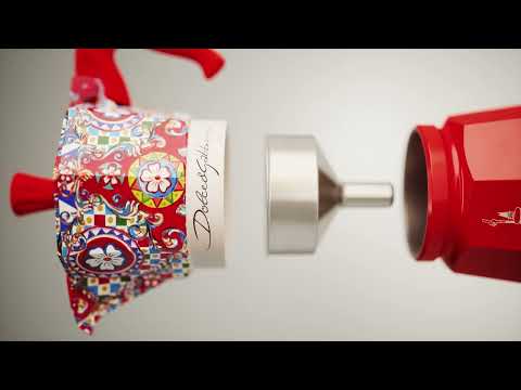 Bialetti Dolce & Gabbana Moka Express Sicilian Cart Stovetop Coffee Maker