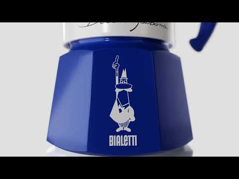 Bialetti Dolce & Gabbana Moka Express Blu Mediterranean Stovetop Coffee Maker