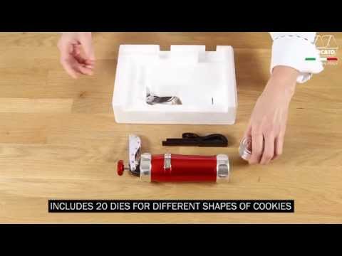 Marcato Biscotti 'Biscuits' Cookie Press Design Powder Pink