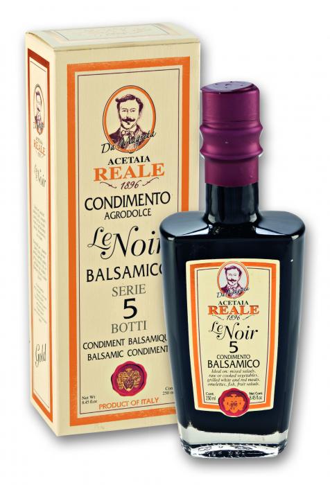 Acetaia Reale Le Noir 5 Balsamic Condiment 250ml