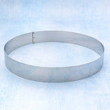Stainless Steel Short Pastry Hoop / Cake Ring W28cm x H4cm
