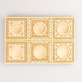 Wooden Ravioli Tray 'Cuori' Pasta Mould