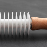 Straight Edge Spaghetti Rolling Pin with Plastic Blades - Thickness of Pasta Strips 0.5cm