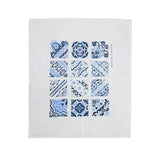 Majolica 'Maiolica' Cotton Hand Screen-Printed Tea Towel 70 x 50cm