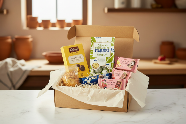 The 'Delizia' Italian Treats — Hamper with Single Nougat Bar