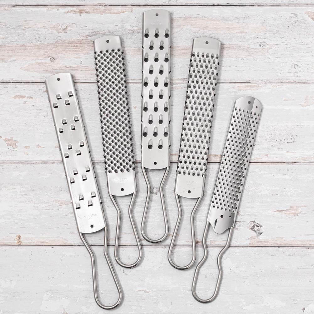 Traditional Long Rasp Handheld Paddle style Cheese Grater / Zester