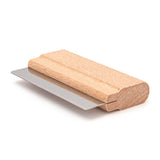 Wooden handled Short Stainless Steel Dough / Bench Scraper and Cutter