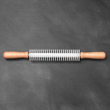 Zigzag Edge Spaghetti Rolling Pin with Plastic Blades - Thickness of Pasta Strips 0.5cm
