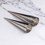Set of 6 Traditional Cannoli Conical Tube Moulds